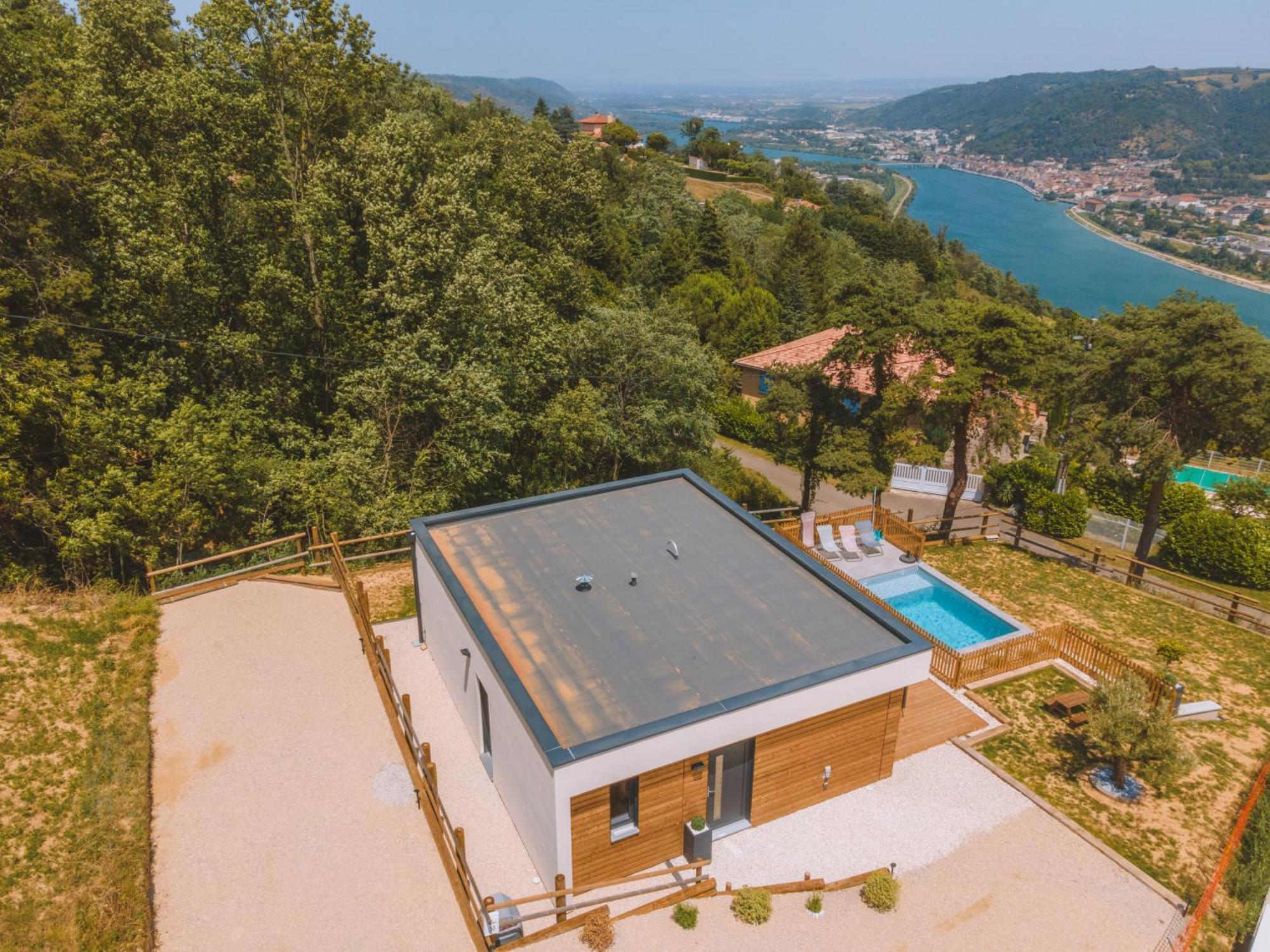 La Booa - Ecolodge En Ardeche - Piscine Privee - Ecolodgite Ozon  Buitenkant foto